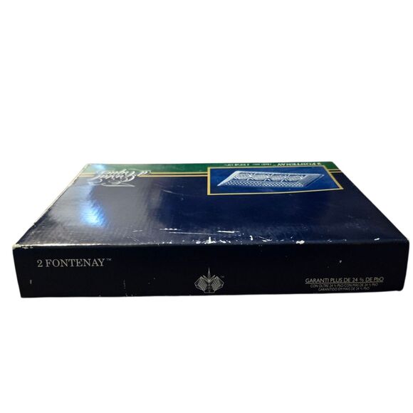 Cristal D'Arques France Two Trays In Box 4 3/4" X 8 1/4" - Picture 5 of 6